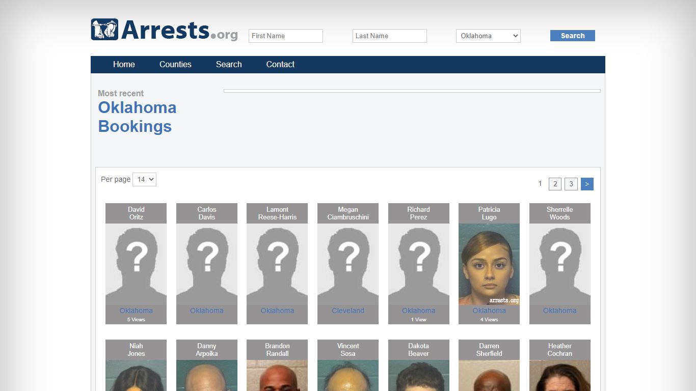 Oklahoma Arrests and Inmate Search